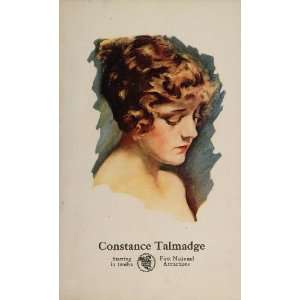  1919 Constance Talmadge First National Exhibiters Print 