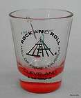   Shot Glass Shooter ROCK & ROLL HALL OF FAME Cleveland HOF red glow