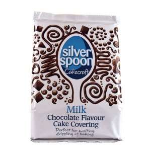 Silver Spoon Milk Chocolate Cake Covering 300g  Grocery 