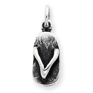  Sterling Silver Sandal Charm Jewelry
