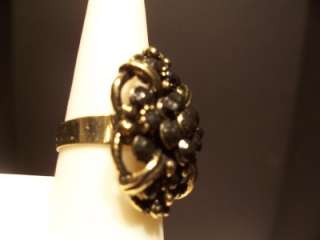 New,Bohemian Antique Style Ring, Black elegant designed  