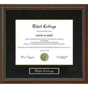  Thiel College Diploma Frame