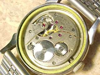 Elgin Shockmaster 642 Vintage Mens Stainless Steel Wristwatch; 17 