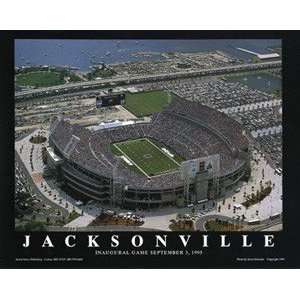  Unframed Alltel Stadium Jacksonville Jaguars Large Aerial 