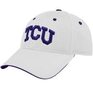 Top of the World Texas Christian Horned Frogs White Elite One Fit Hat 
