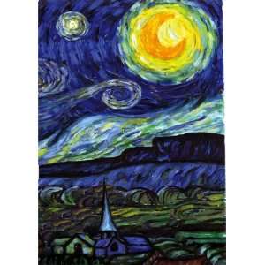  Van Goghs Starry Night   Toland Decorative Standard Size 