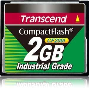  Transcend TS2GCF200I 2 GB CompactFlash (CF) Card   1 Card 