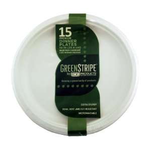 10 in Compostable Sugarcane Plates, 15 units per pack. This multi pack 