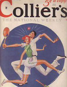 1935 Colliers June 1 Tennis;Lou Gehrigs Bride; Wells  