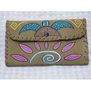  Handmade Suede Wallet From Ecuador 