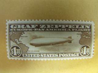 Exceptional Mint US Zeppelin Set C13 C15 Stamp Collecti  