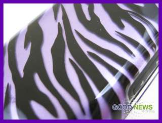 for Verizon LG Cosmos Touch VN270   Purple Zebra Hard Case Phone Cover 