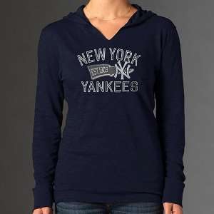  New York Yankees Womens Primetime Hooded T Shirt by 47 