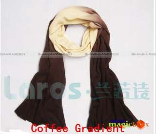 Fashion Gradient Color Scarf Magic Cardigan Multifunctional Shawl 