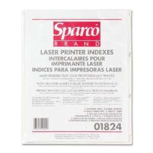    Sparco Laser Printer Indexing System Divider