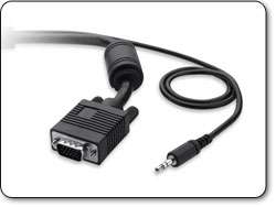  Micra Digital Laptop to TV VGA Audio Video Cable (15 Feet 