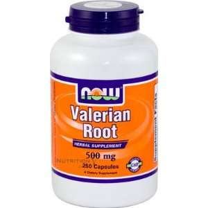  Now Valerian Root 500mg, 250 Capsule Health & Personal 