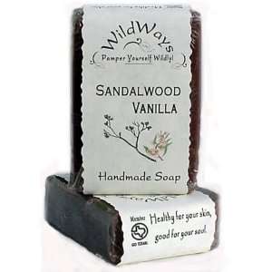  Sandalwood Vanilla Fine Herbal Handmade Shea Butter Soap Beauty