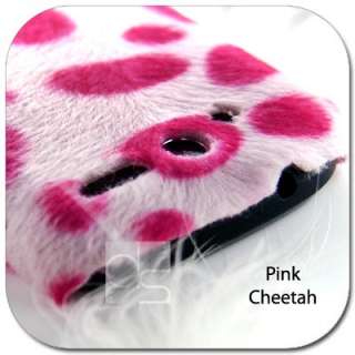 Cheetah VELVET Hard Skin Case HTC T mobile My Touch 4G  