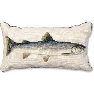  Dolly Varden Trout Fish Needlepoint Pillow
