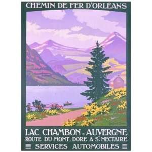 Lac Chambon   Auvergne   Poster by Constant Duval (17x24)  