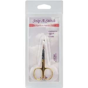  Snip A Stitch Scissors 3 1/2 Gold Plated (107) Office 