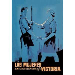  Women Can Contribute to the Victory 20x30 Poster Paper 