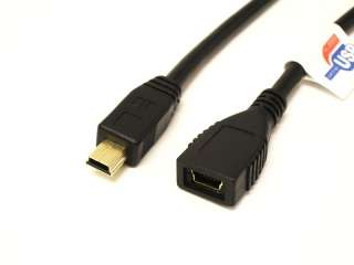 USB Mini B Extension Cable   72 inches RR 2MBEXT 72GL5  