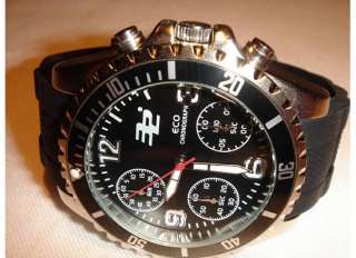   10 atm water resistant chronograph function three subsidiary dials