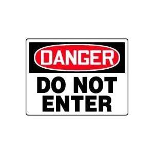   DANGER DO NOT ENTER Sign   24 x 36 .040 Aluminum
