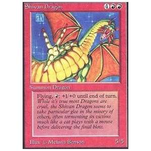  Magic the Gathering   Shivan Dragon   Beta Toys & Games