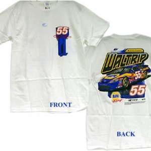  M WALTRIP NAPA NUMBER 55 WHITE TEE SIZE MD Sports 