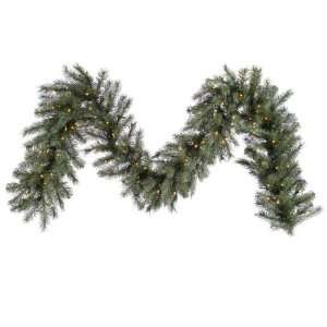ft. Christmas Garland   High Definition PE/PVC Needles   Blue and 