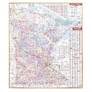  Universal Map 1883527 Minnesota Wall Map Backboard Office 