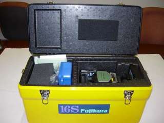 Fujikura FSM 16S Fusion Splicer CT 20 Cleaver & Battery  