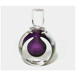  Correia Designer Art Glass, Perfume Bottle, elite Lilac 