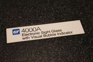 TIF 4000A Electronic Sightglass   HVAC   Excellent Condition  