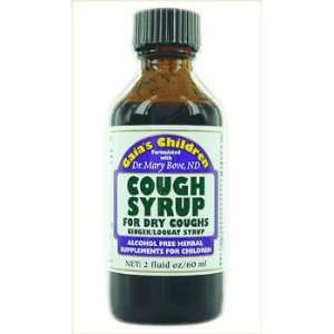  Cough Syrup for Dry Coughs Alcohol Free 2 oz   Gaia Herbs 