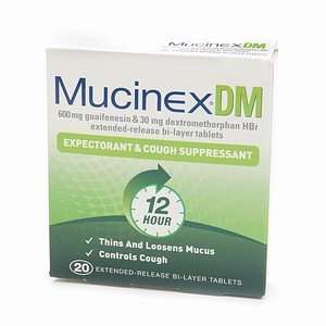  MucinexDM Expectorant, Cough Suppressant, Extended Release 