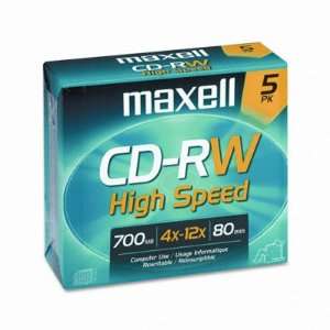  Maxell CD RW Discs MAX630025 Electronics