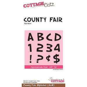 County Fair Alphabet Die cut // Cottage Cutz