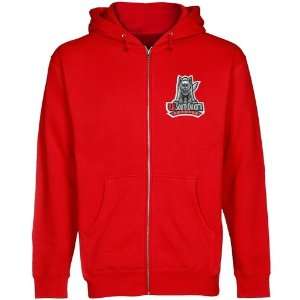  NCAA South Dakota Coyotes Red Logo Applique Midweight Full 