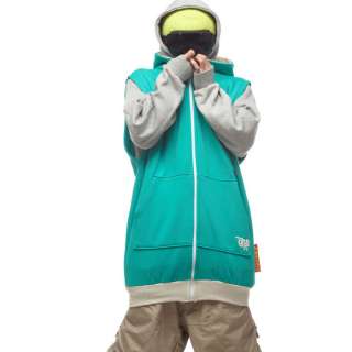 Ehoto Ski & Snowboard Tall Hoodie Vest   MINT  