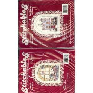  Two Stitchables Easy to Finish Lace Designs Counted Cross 