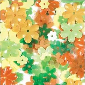  Citrus Flowers Doodlebug Sequin Embellishments, 144 pieces 