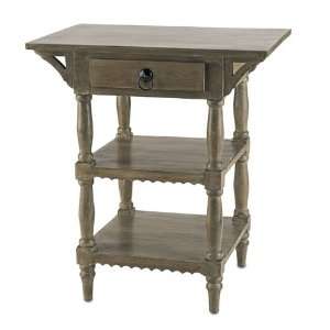  Currey & Company 3014 Cranbourne Table in Swedish Gray 