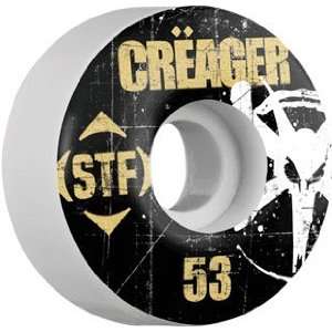  Bones Creager STF Rocker 53mm Skateboard Wheels (Set Of 4 