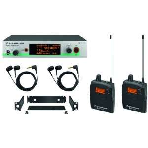 Sennheiser EW 300 2 IEM G3  Wireless In Ear Monitor System with 2 