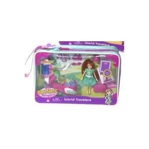   Polly Pocket Travel Licious Lea in Rome Doll Set Toys & Games
