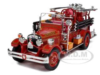 1931 SEAGRAVE FIRE TRUCK RED 132 DIECAST MODEL CAR  